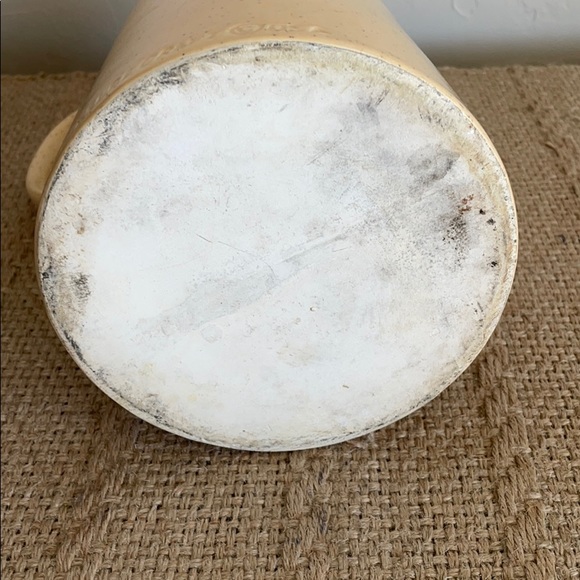 Speckled Pottery Pitcher style Vase with Handle - Picture 8 of 14